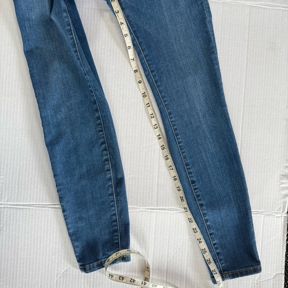 Pilcro and the Letterpress Women's High Rise Denim Leggings Jeans in Blue - Picture 4 of 12